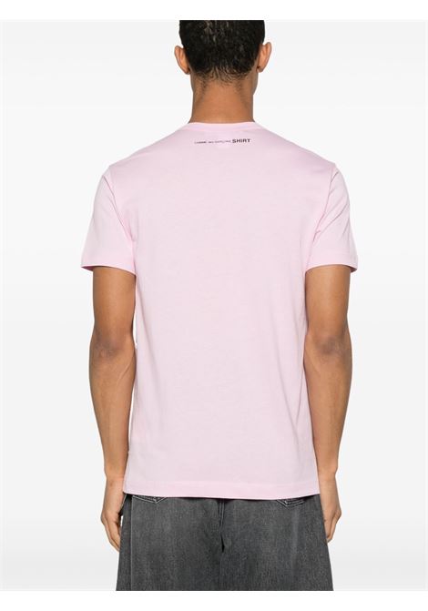 t-shirt knit uomo rosa COMME DES GARÇONS SHIRT | FO-T0243
